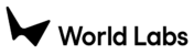 Black geometric logo to the left of the words “World Labs” in bold black text on a light gray background.