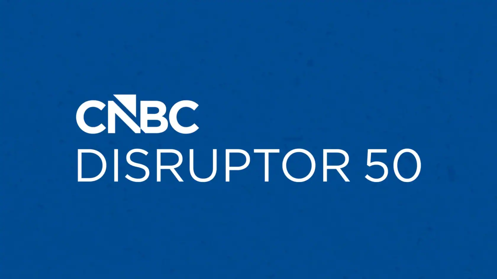 CNBC Disruptor 50 logo on a blue background, featuring Whatnot as one of the Greycroft portfolio companies recognized in the CNBC Disruptor 50 list.