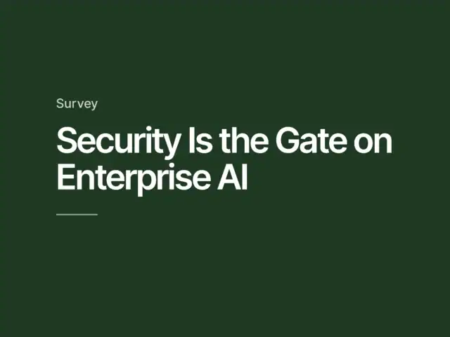 Security is the gate on Enterprise AI, highlighting the critical role of data security.